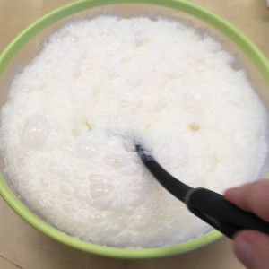 Making ice cream using dry ice. Making ice cream using dry ice.